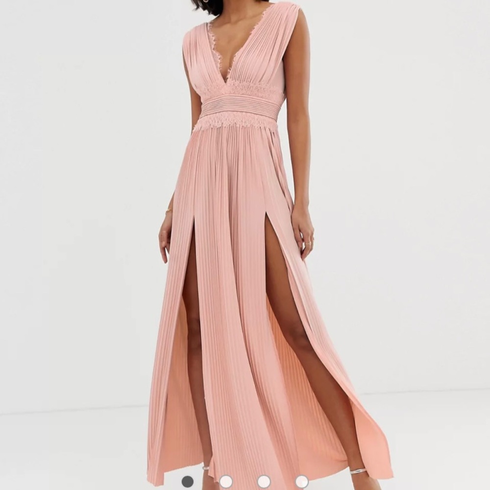 Pink maxi dress